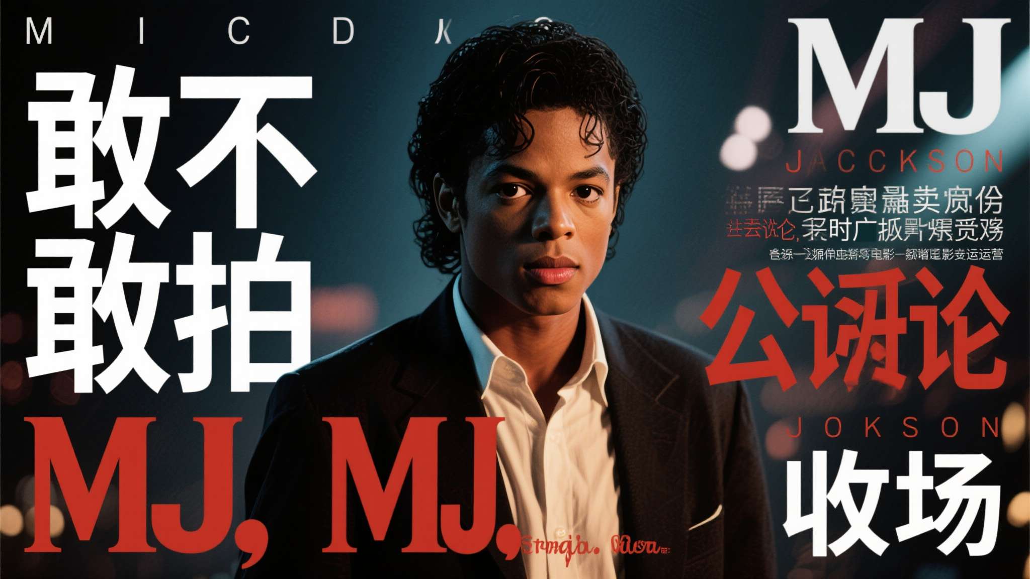 敢拍还是不敢拍?《MJ》传记片引发"公关式"争议! 《MJ》的制作团队显然深谙此道。每一次关于"敢不敢拍"的公开讨论,都在无形中扩大
