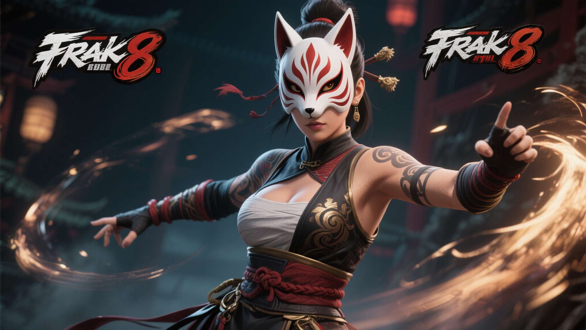 铁拳8女角色替换主页面 《铁拳8》自公布以来持续释出新角色信息,每一次曝光都精准拿捏了玩家的兴奋点。狐妖